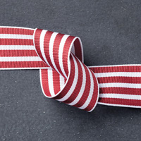 Cherry Cobbler 1-1/4 Striped Grosgrain Ribbon by Stampin' Up!