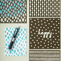 Happy Patterns Decorative Masks  by Stampin' Up!