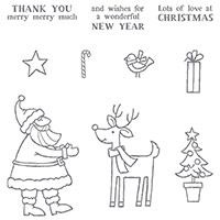 Santa's Gifts Photopolymer Stamp Set by Stampin' Up!