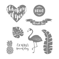 Pop of Paradise Clear-Mount Stamp Set