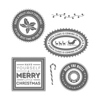 Holly Jolly Layers Clear-Mount Stamp Set