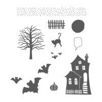 Halloween Scares Clear-Mount Stamp Set