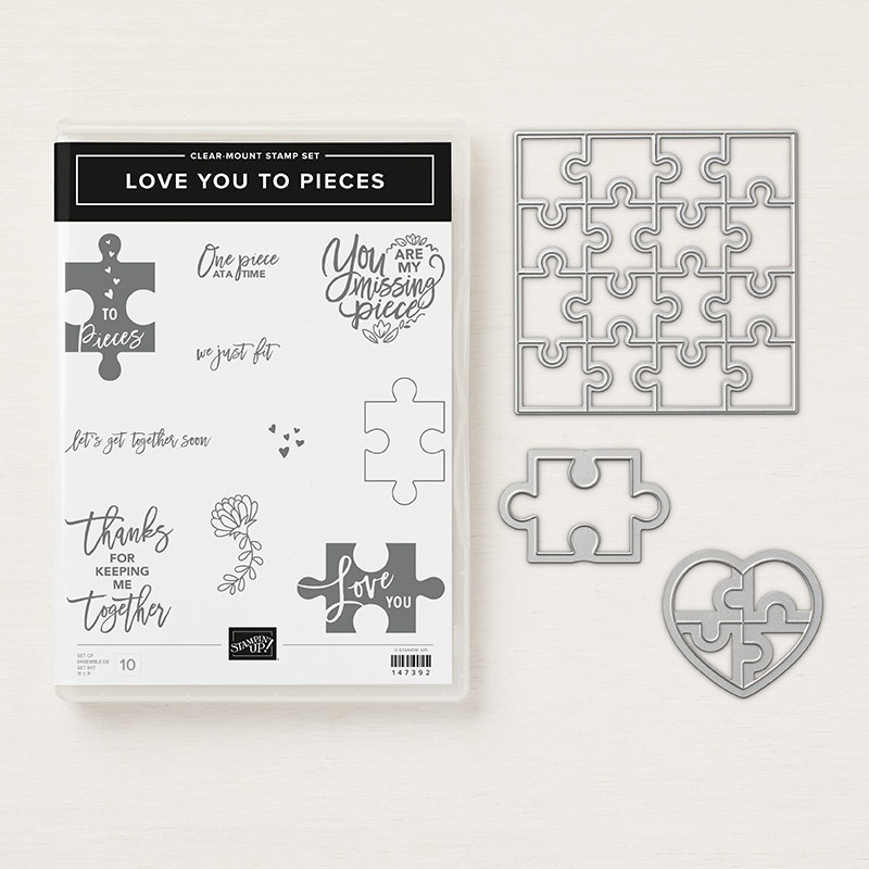 Love You to Pieces Clear-Mount Bundle by Stampin' Up!
